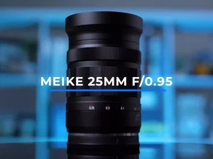 Review lensa Meike 25mm f095