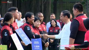 Jokowi Terima Atlet Indonesia