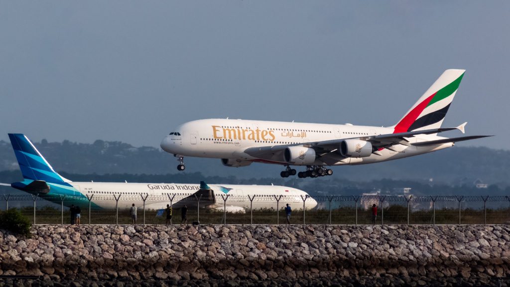 pendaratan Airbus A380