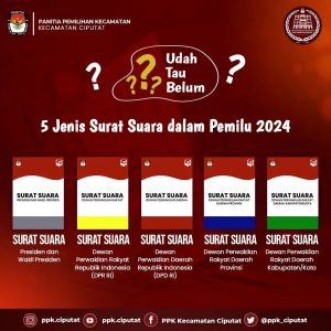 warna surat suara pemilu 2024