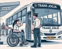 Trans Jogja Dinilai Tidak Ramah bagi Penyandang Disabilitas